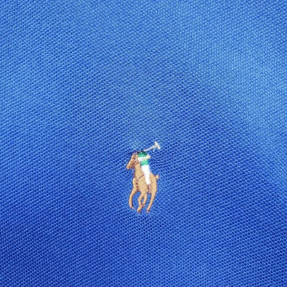 Polo Ralph Lauren Polo Shirt Mens XL Blue‎ Embroidered Logo Short Sleeve